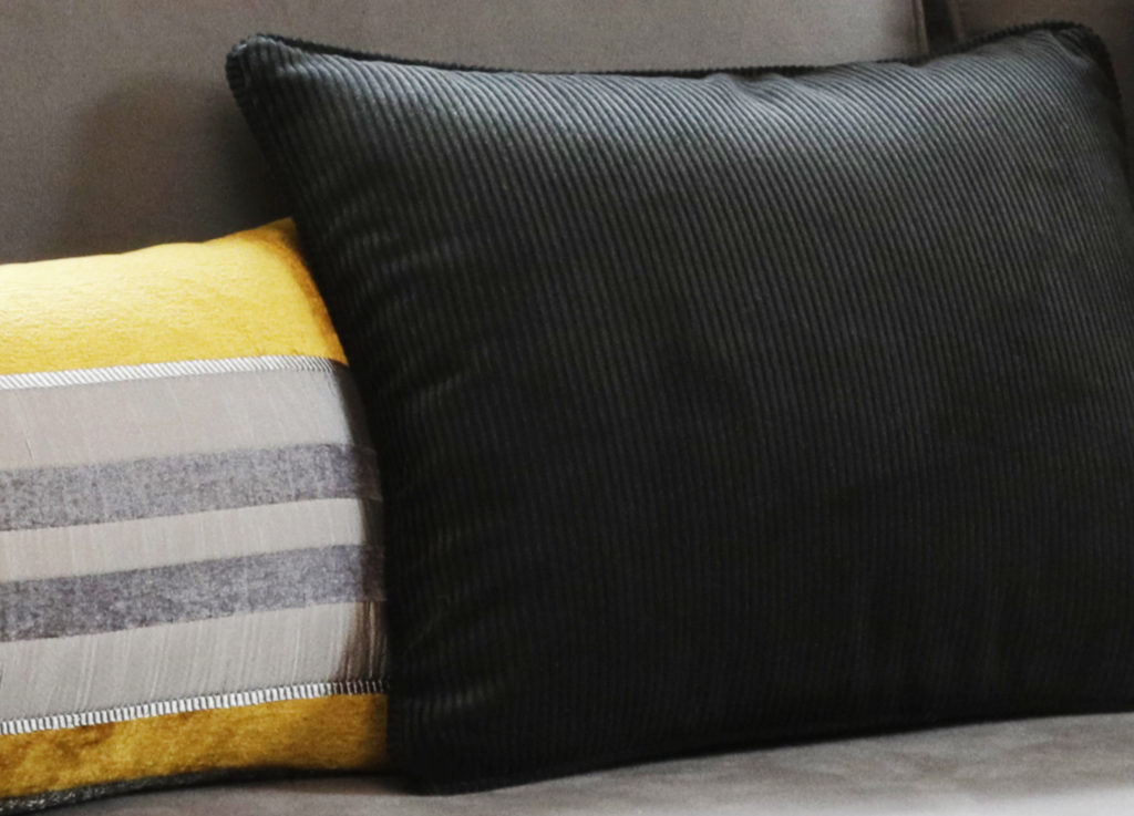 Coussins pour décoration masculine