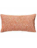 Coussin rectangulaire terracotta 60x30