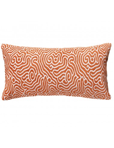 Coussin rectangulaire terracotta 60x30