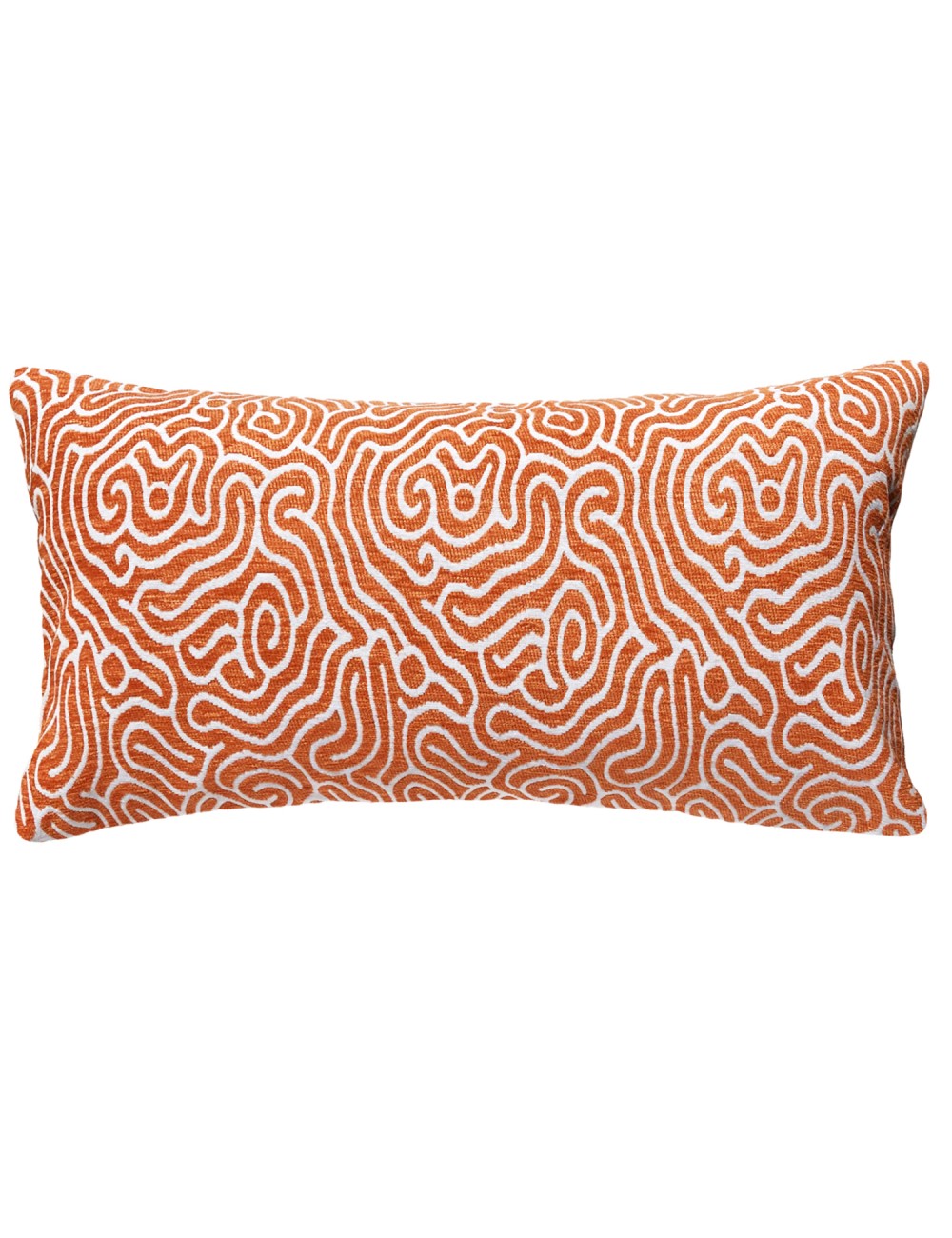 Coussin rectangulaire terracotta 60x30