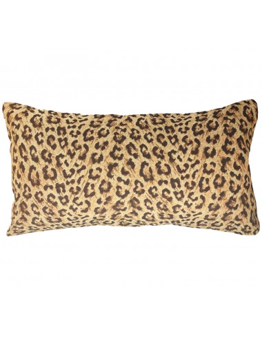 Coussin léopard rectangulaire 60x30