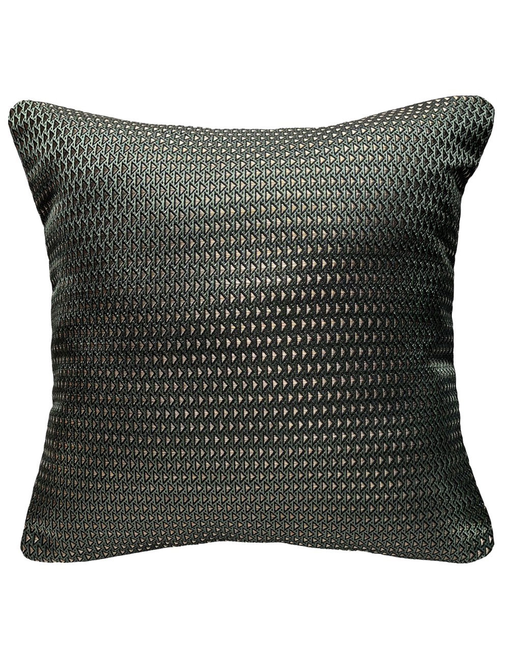 Coussin vert et doré 40x40