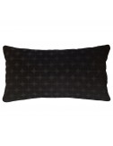 Coussin noir rectangulaire 60x30