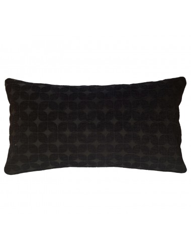 Coussin noir rectangulaire 60x30