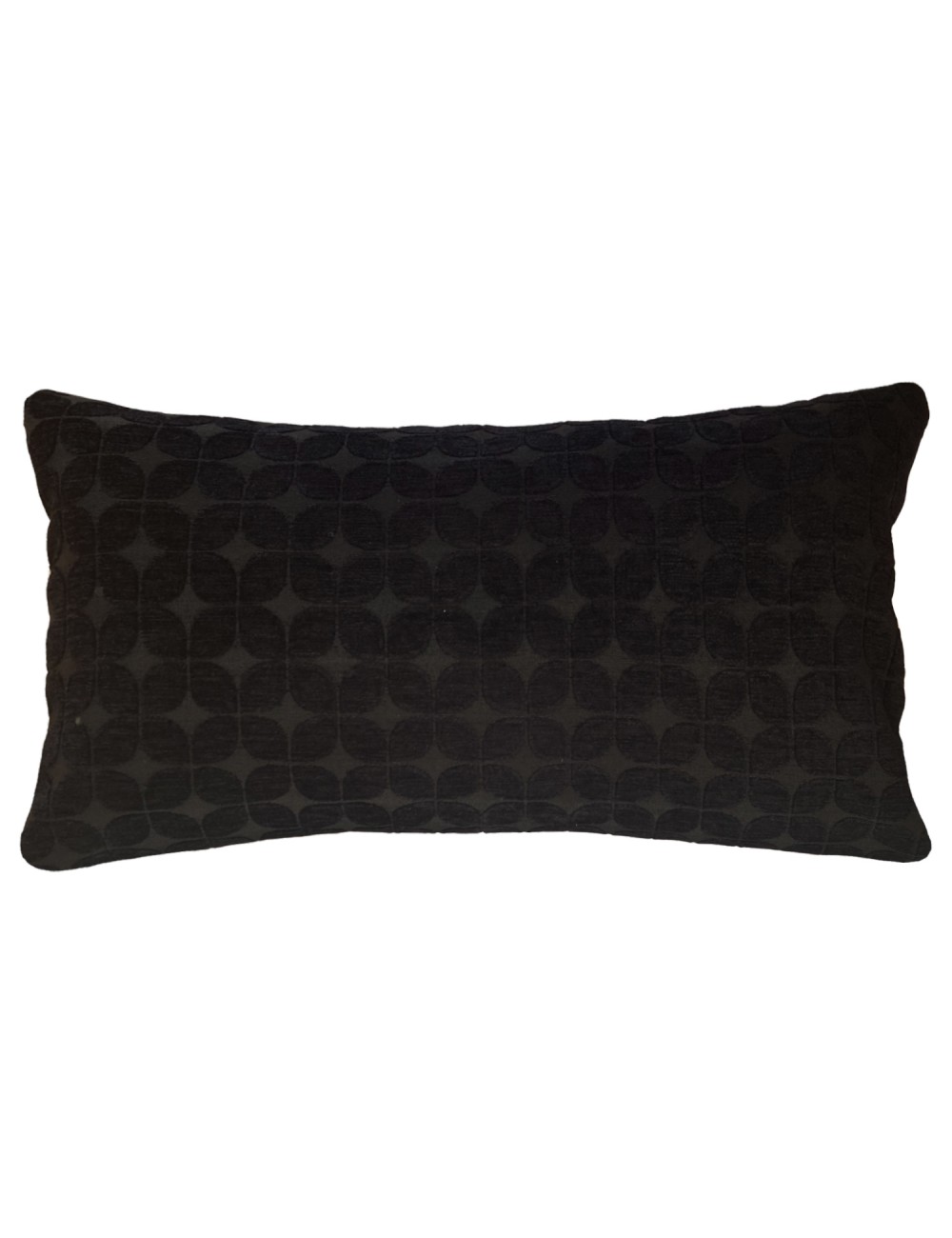 Coussin noir rectangulaire 60x30