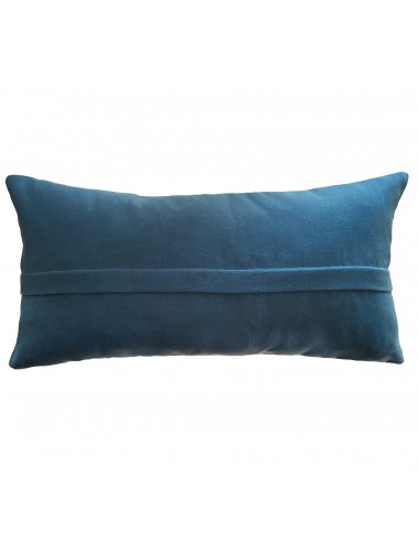 Coussin extérieur imperméable bleu canard 60x30