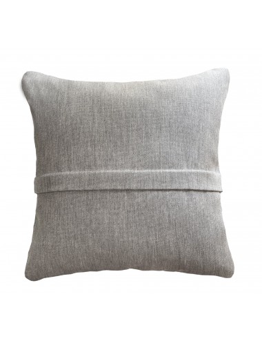 Coussin extérieur imperméable gris et kaki 40x40