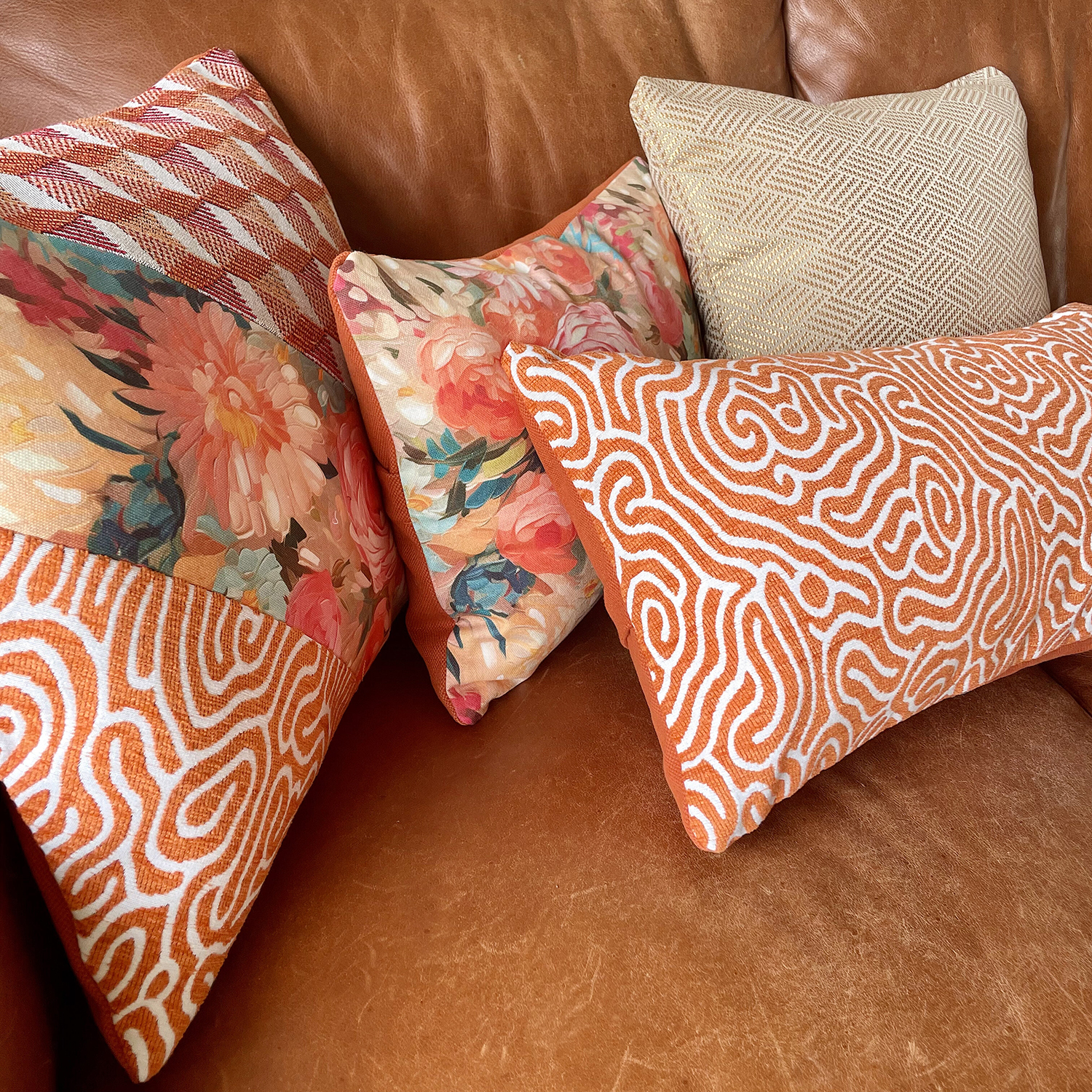 Coussin corail design